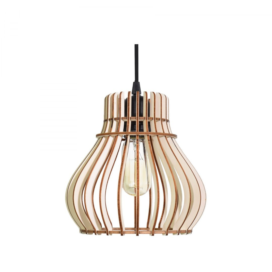 Nowość! Lampa wisząca drewniana Barrel BEC 250 Nowość! Lampa wisząca drewniana Barrel BEC 250