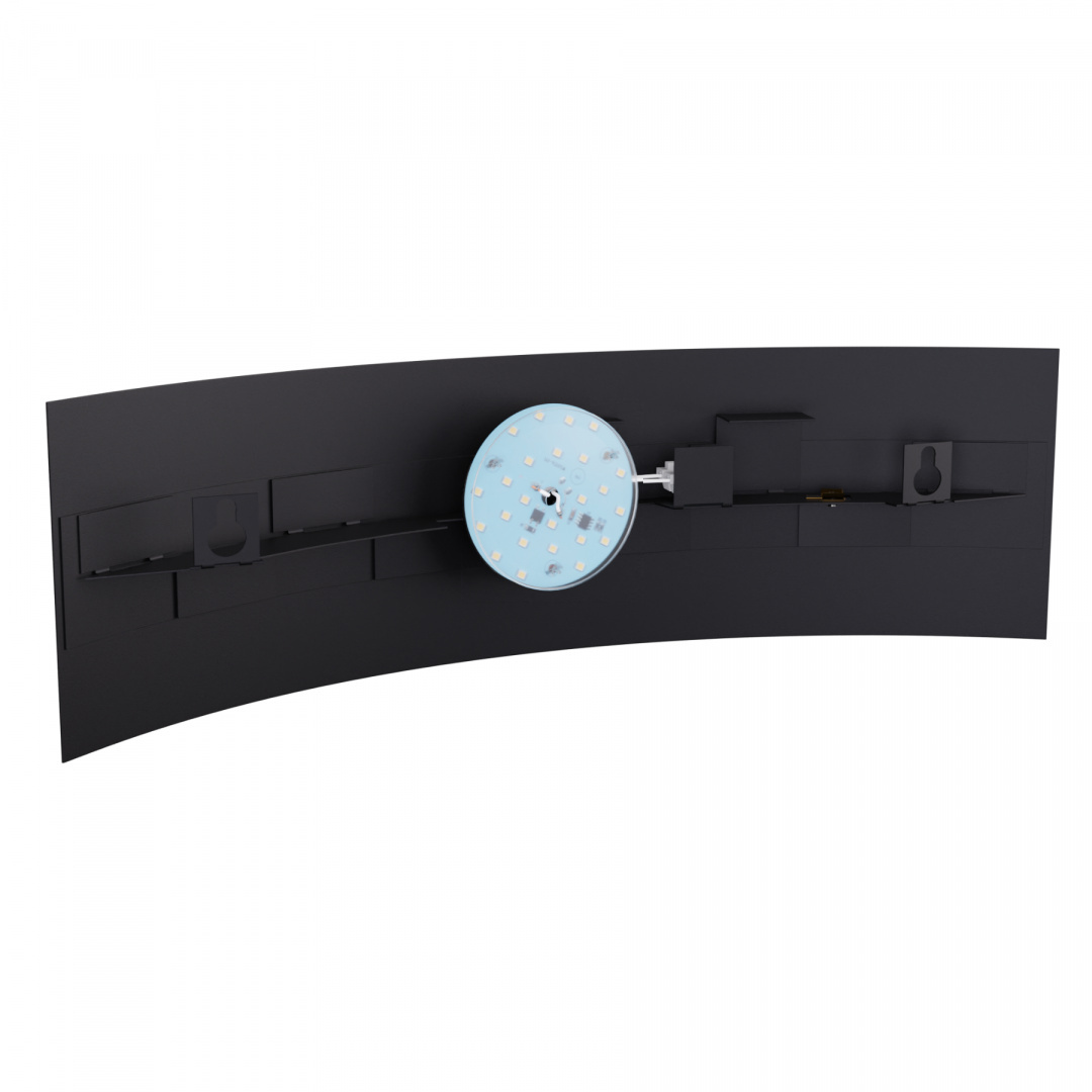 Lampa ścienna kinkiet CLEO LED 12W czarny Lampa ścienna kinkiet CLEO LED 12W czarny