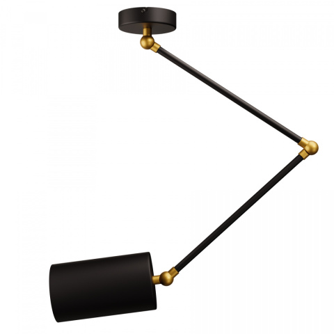 Lampa wisząca regulowana zwis loft BUTIO złoty Lampa wisząca regulowana zwis loft BUTIO złoty