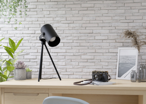 Lampka biurkowa LA TUBA 450 Czarna Lampka biurkowa LA TUBA 450 Czarna