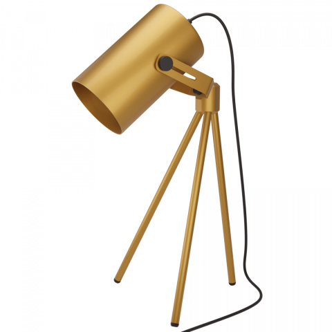 Lampka biurkowa LA TUBA 450 Złota Lampka biurkowa LA TUBA 450 Złota