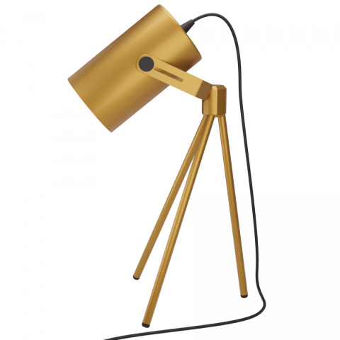 Lampka biurkowa LA TUBA 450 Złota Lampka biurkowa LA TUBA 450 Złota