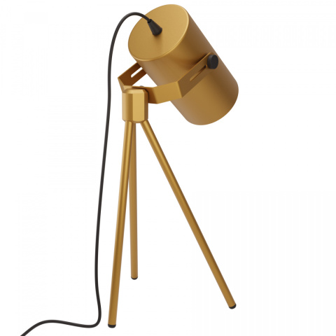 Lampka biurkowa LA TUBA 450 Złota Lampka biurkowa LA TUBA 450 Złota