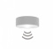 Lampa sufitowa Plafon CLEO 200/75 60W E27 Szary