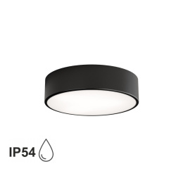 Lampa sufitowa Plafon CLEO 300 IP54 Czarny 30 cm
