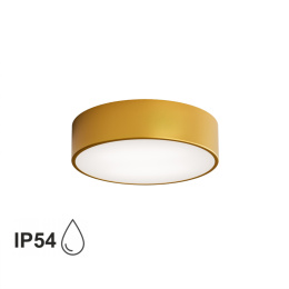 Lampa sufitowa łazienkowa na taras Plafon CLEO 300 IP54 Złoty 30 cm