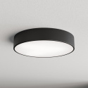 Lampa sufitowa łazienkowa na taras plafon CLEO 400 IP54 Czarny 40 cm