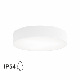Lampa sufitowa plafon CLEO 400 IP54 Biały 40 cm