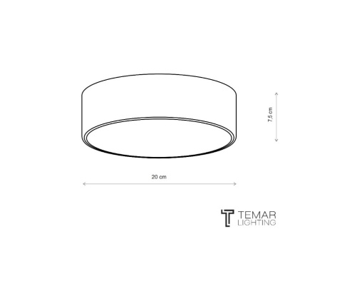 Lampa sufitowa Plafon CLEO 200 Beżowy 20 cm Lampa sufitowa Plafon CLEO 200 Beżowy 20 cm