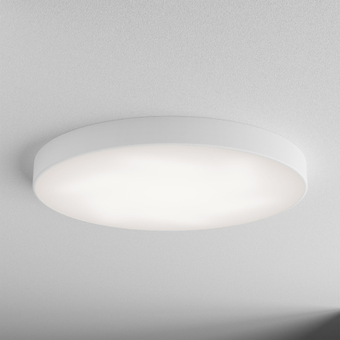 Lampa sufitowa Plafon CLEO 800 80 cm Biały z Czujnikiem Ruchu