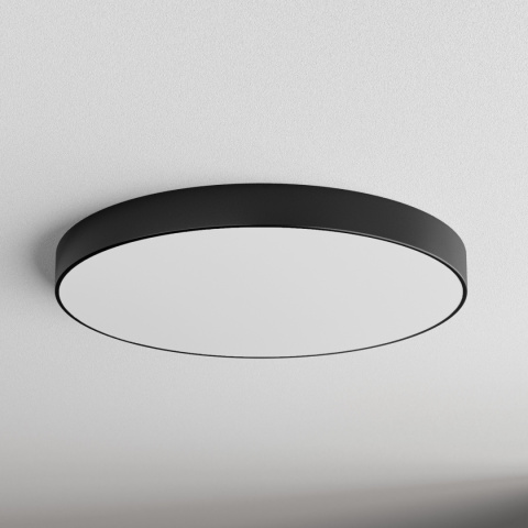 Lampa sufitowa Plafon LED CLEO 800 96W Czarny 80 cm