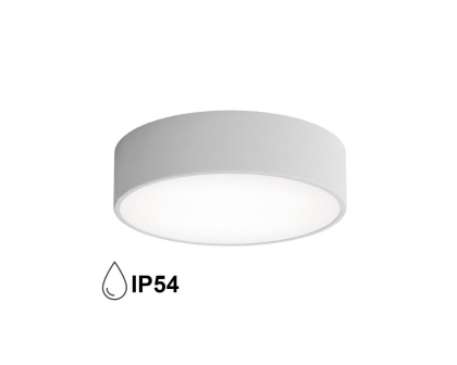 Lampa sufitowa łazienkowa na taras Plafon CLEO 300 IP54 Szary E27