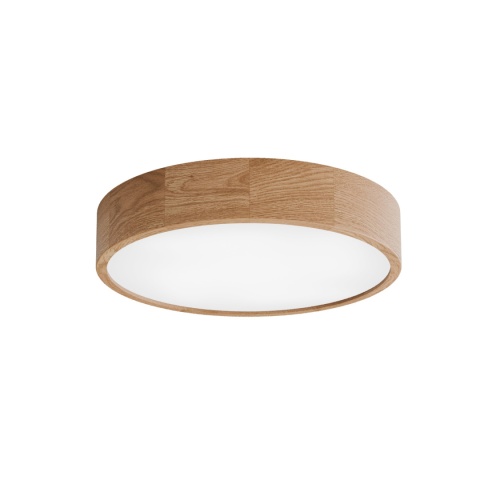 Lampa sufitowa łazienkowa na taras Plafon CLEO DR475 IP54 Dąb z Czujnikiem Ruchu