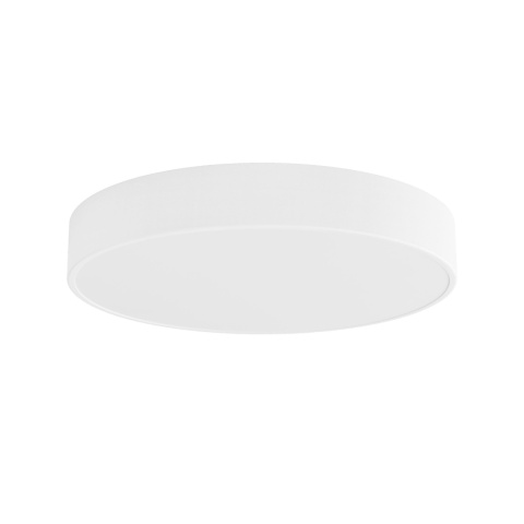 Lampa sufitowa łazienkowa na taras plafon CLEO 500 IP54 Biały 50 cm z Czujnikiem Ruchu