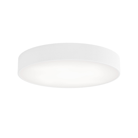 Lampa sufitowa łazienkowa na taras plafon CLEO 500 IP54 Biały 50 cm z Czujnikiem Ruchu