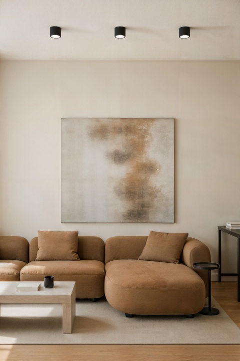 Lampa Downlight Tuba TB CLEO LED 75 8W CZARNA