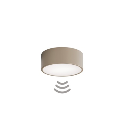 Lampa sufitowa Plafon CLEO 200 Beżowy z Czujnikiem Ruchu