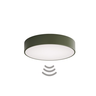 Lampa sufitowa Plafon CLEO 400 Zielony z Czujnikiem Ruchu