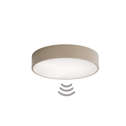Lampa sufitowa Plafon CLEO 400 Beżowy z Czujnikiem Ruchu
