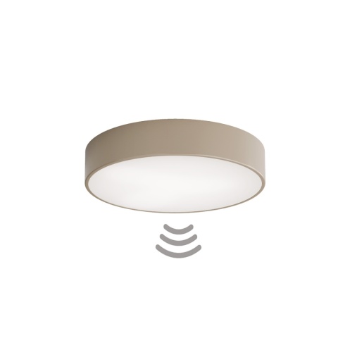 Lampa sufitowa Plafon CLEO 400 Beżowy z Czujnikiem Ruchu