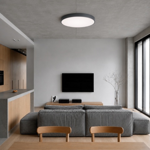 Lampa sufitowa Plafon CLEO 500 Antracyt 50 cm