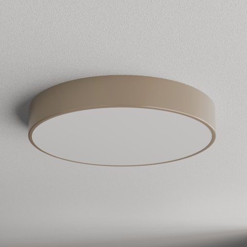 Lampa sufitowa Plafon CLEO 500 Beżowy 50 cm z Czujnikiem Ruchu
