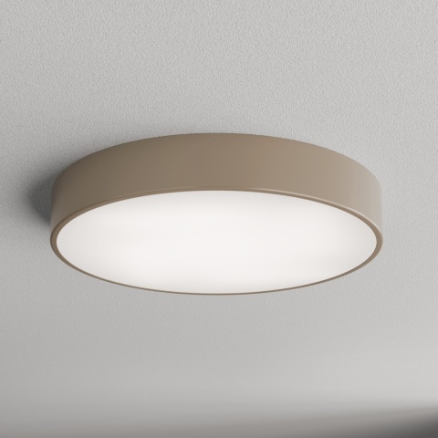 Lampa sufitowa Plafon CLEO 500 Beżowy 50 cm z Czujnikiem Ruchu
