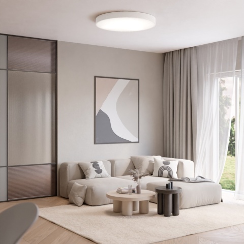Lampa sufitowa Plafon CLEO 800 Biały 80 cm