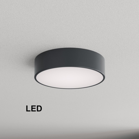 Lampa sufitowa Plafon LED CLEO 300 24W Antracyt
