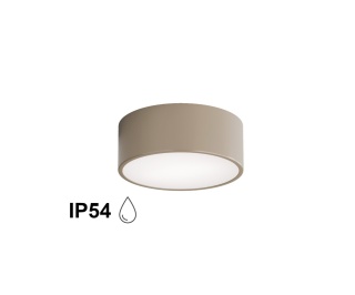 Lampa sufitowa łazienkowa na taras Plafon CLEO 200 IP54 BEŻOWY