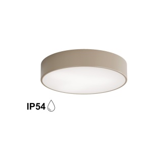 Lampa sufitowa łazienkowa na taras plafon CLEO 400 IP54 Biały 40 cm