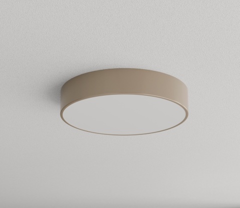Lampa sufitowa łazienkowa na taras plafon CLEO 400 IP54 Beżowy 40 cm