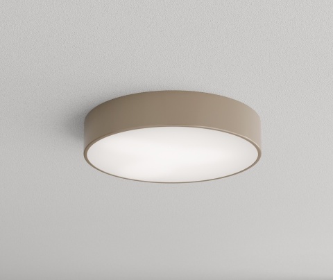 Lampa sufitowa łazienkowa na taras plafon CLEO 400 IP54 Beżowy 40 cm