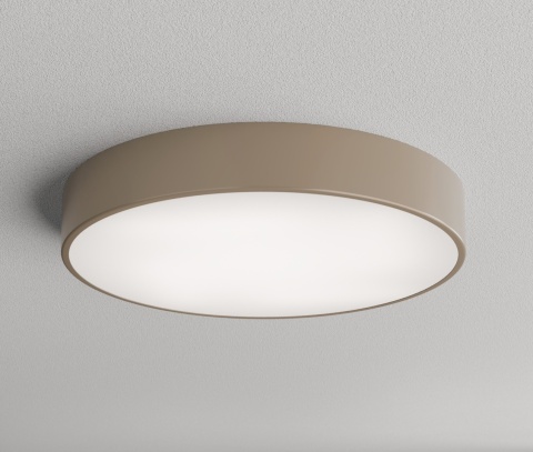 Lampa sufitowa łazienkowa na taras plafon CLEO 500 IP54 Beżowy 50 cm
