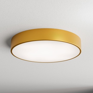 Lampa sufitowa łazienkowa na taras plafon CLEO 500 IP54 Złoty 50 cm