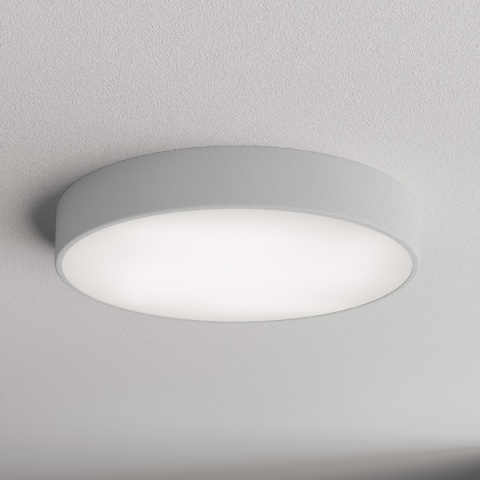Lampa sufitowa łazienkowa na taras plafon CLEO 500 IP54 Szary 50 cm