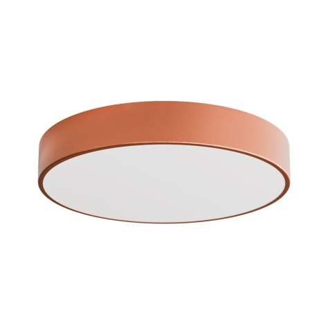 Lampa sufitowa łazienkowa na taras plafon CLEO 500 IP54 miedziany z Czujnikiem Ruchu 50 cm