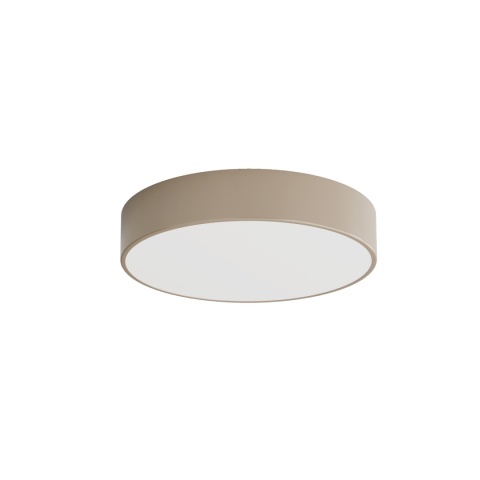 Lampa sufitowa plafon CLEO 400 Beżowy IP54 z Czujnikiem Ruchu