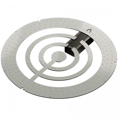 Lampa sufitowa wysokowydajny Plafon LED CLEO 400 43W Antracytowy